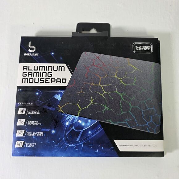 Bass Jaxx Aluminum Gaming Mouse Pad Multi-Color Metal Mousepad - Picture 4 of 6